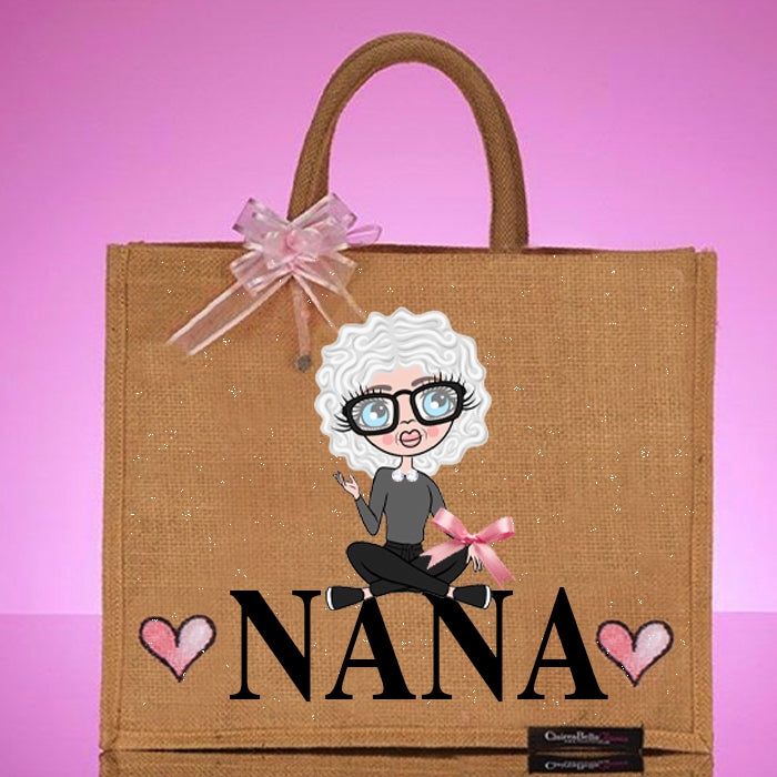 ClaireaBella Nana Relaxed Large Jute Bag - Image 1