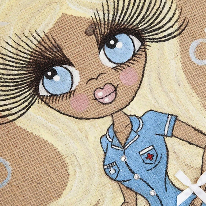 ClaireaBella Nurse Relaxed Large Jute Bag - Image 2