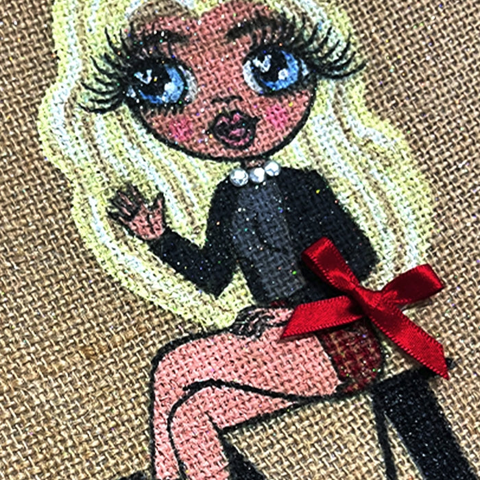 ClaireaBella Love Lounging Large Jute Bag - Image 2
