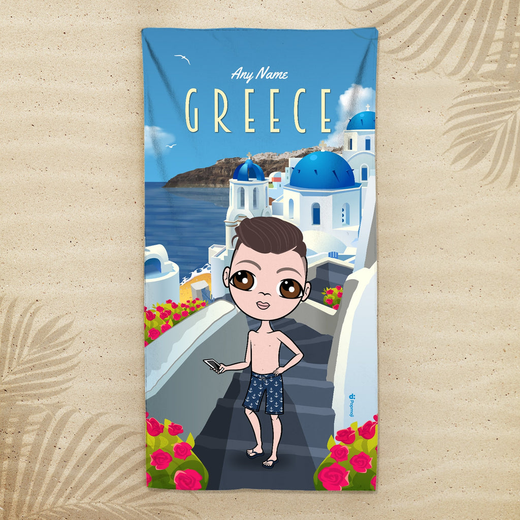 Jnr Boys Greece Beach Towel