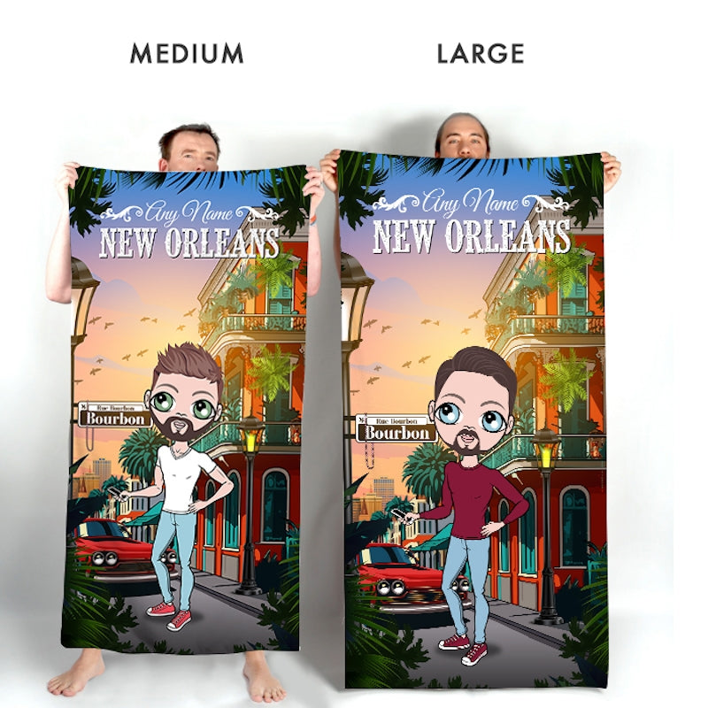 MrCB Personalised New Orleans Beach Towel - Image 2