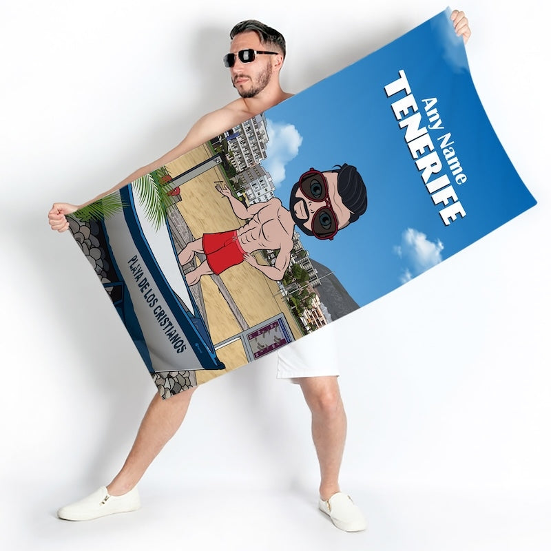 MrCB Personalised Tenerife Beach Towel - Image 2