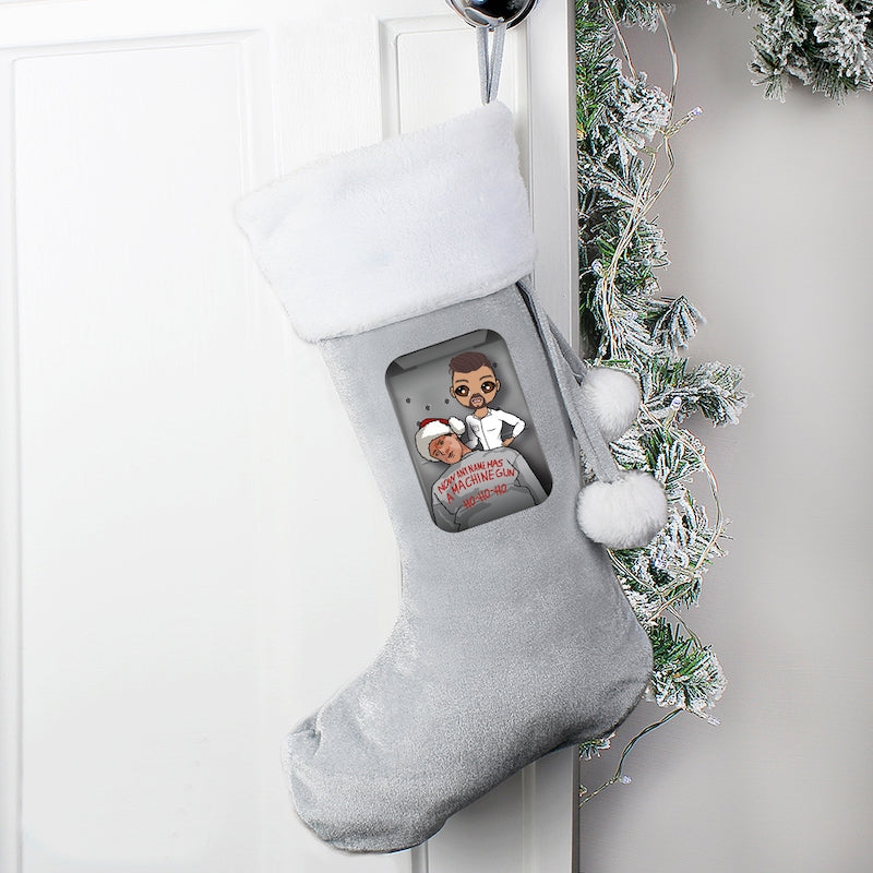 MrCB Personalised Ho Ho Ho Christmas Stocking - Image 3