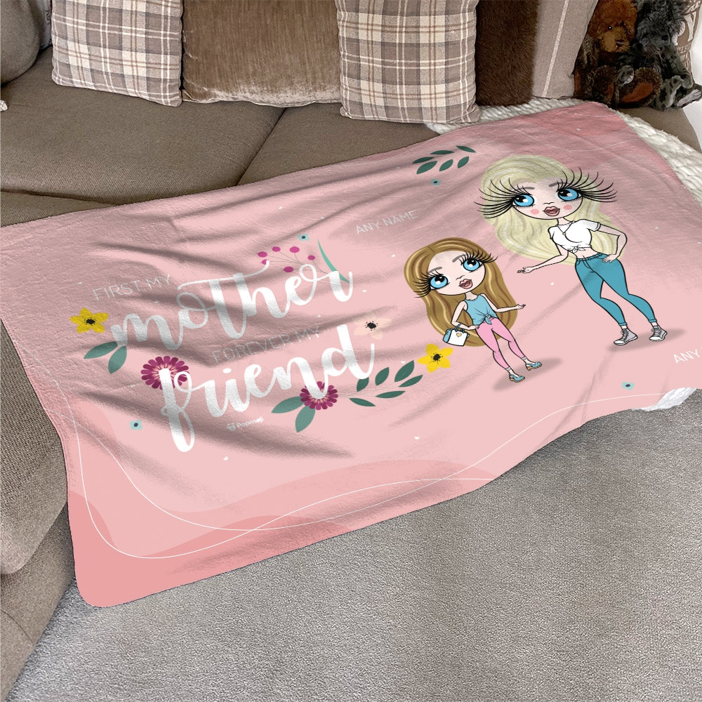 Multi Character Personalised Forever My Friend Adult And Child Fleece Blanket - Image 2