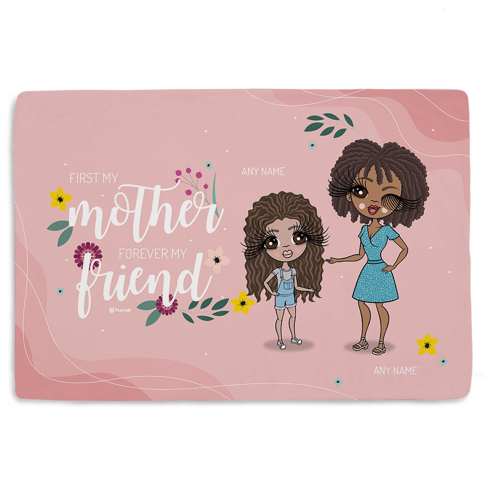 Multi Character Personalised Forever My Friend Adult And Child Fleece Blanket - Image 1
