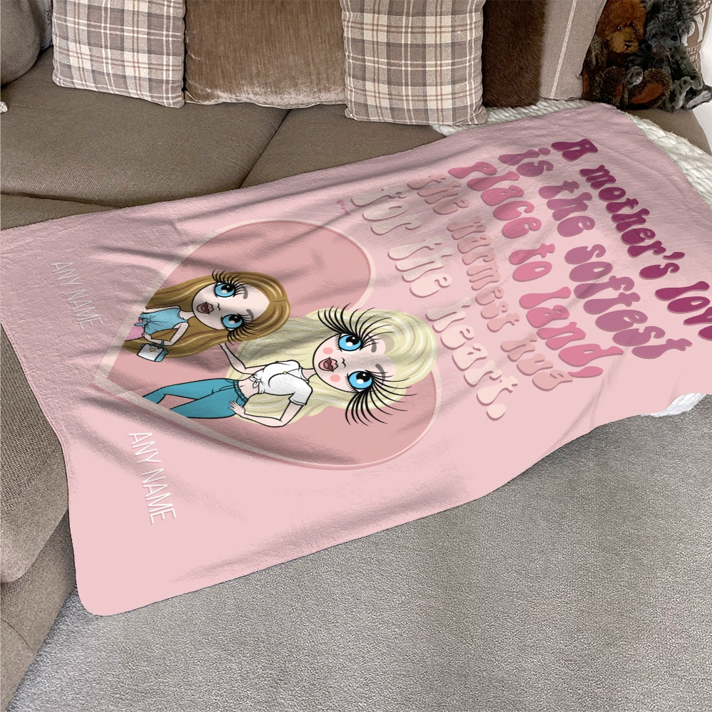 Multi Character Softest Place To Land Adult and Child Fleece Blanket - Image 3