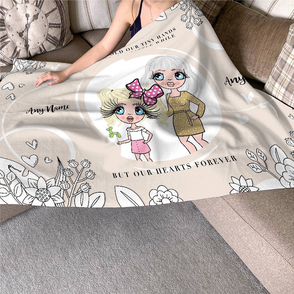 Multi Character Nan's Hold Our Heart Woman And Child Fleece Blanket - Image 4