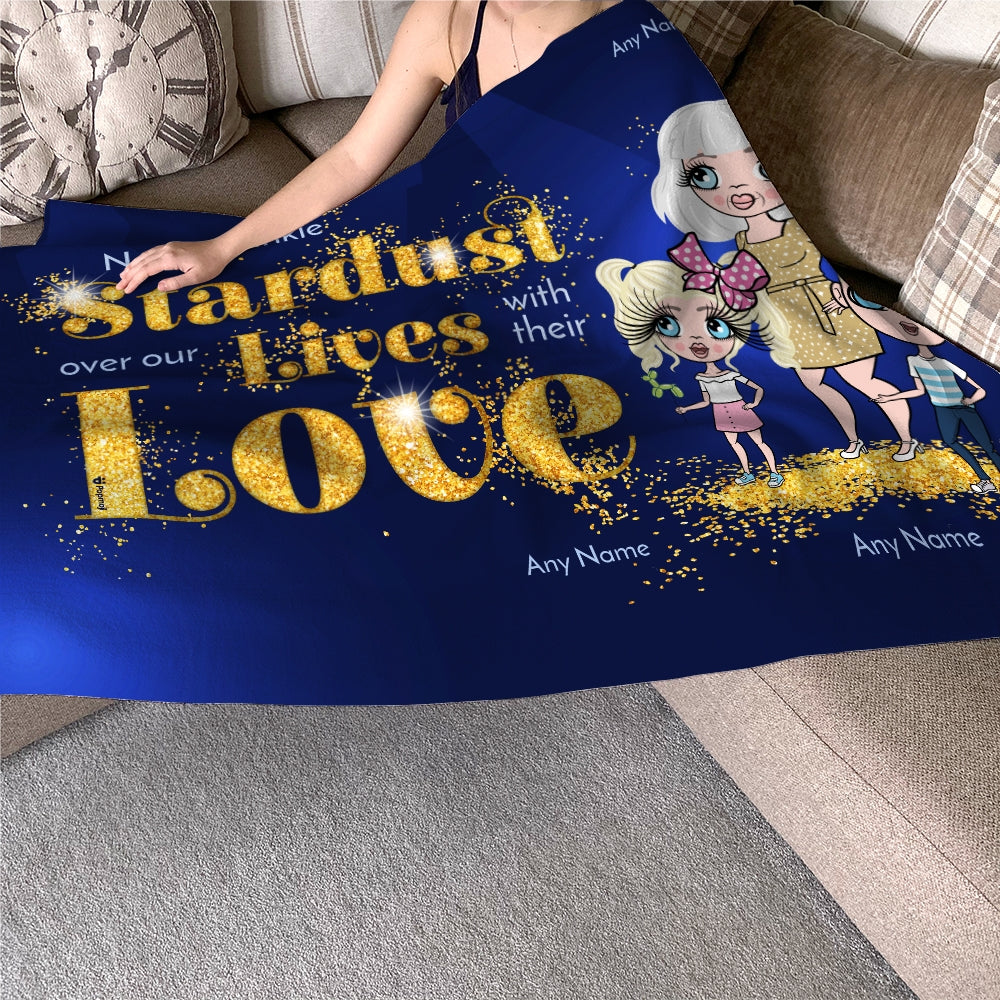 Multi Character Nan's Sprinkle Stardust Woman And 2 Children Fleece Blanket - Image 7