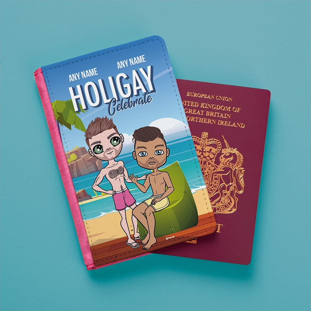 Multi Character Couples Holigay Passport Cover - Image 1