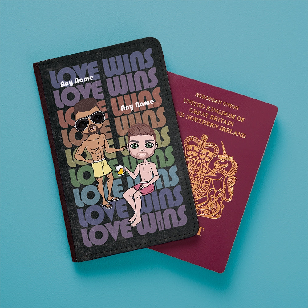 Multi Character Couples Love Wins Passport Cover - Image 1