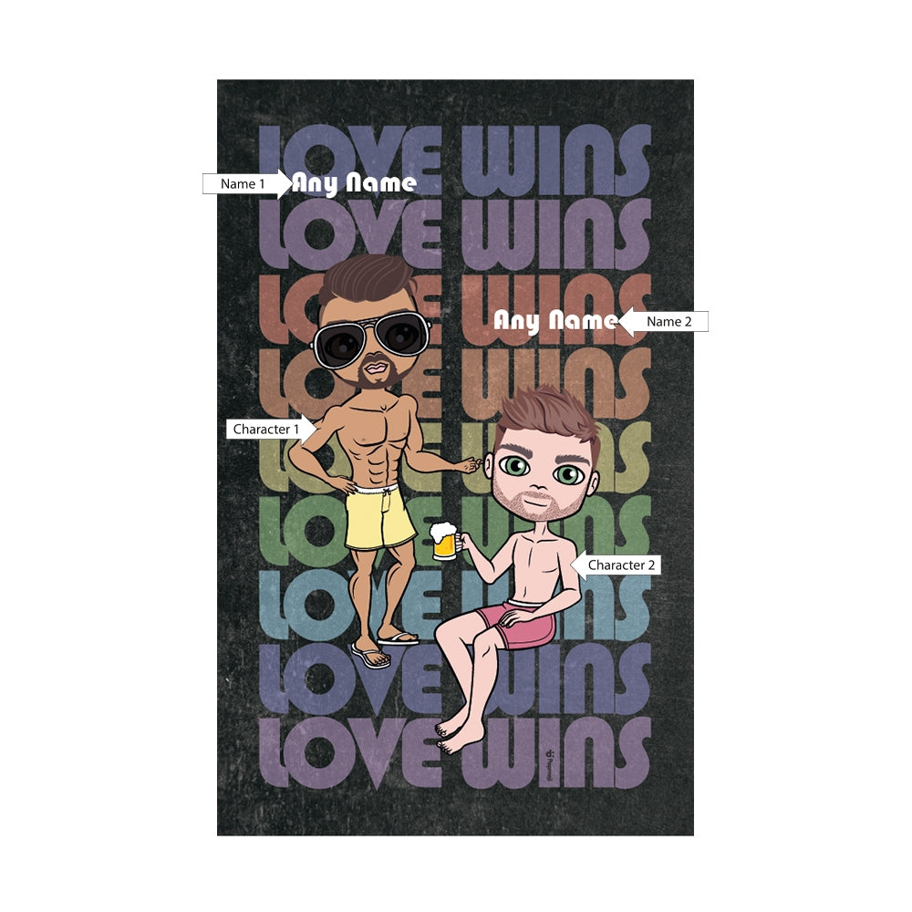 Multi Character Couples Love Wins Passport Cover - Image 2