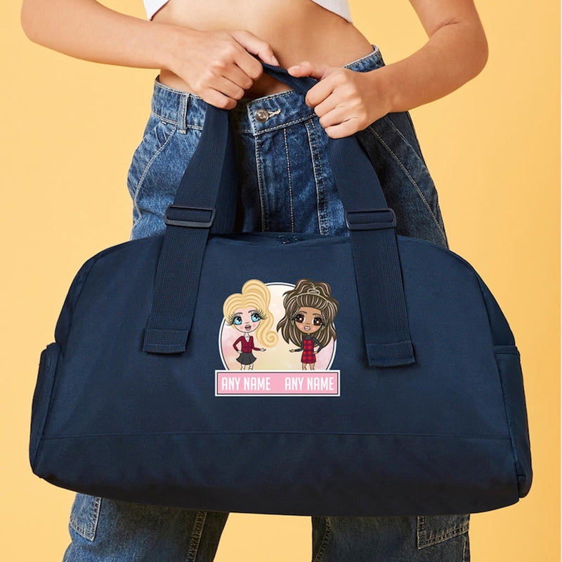 Multi Character Personalised Premium Travel Bag - 2 Girls - Image 3