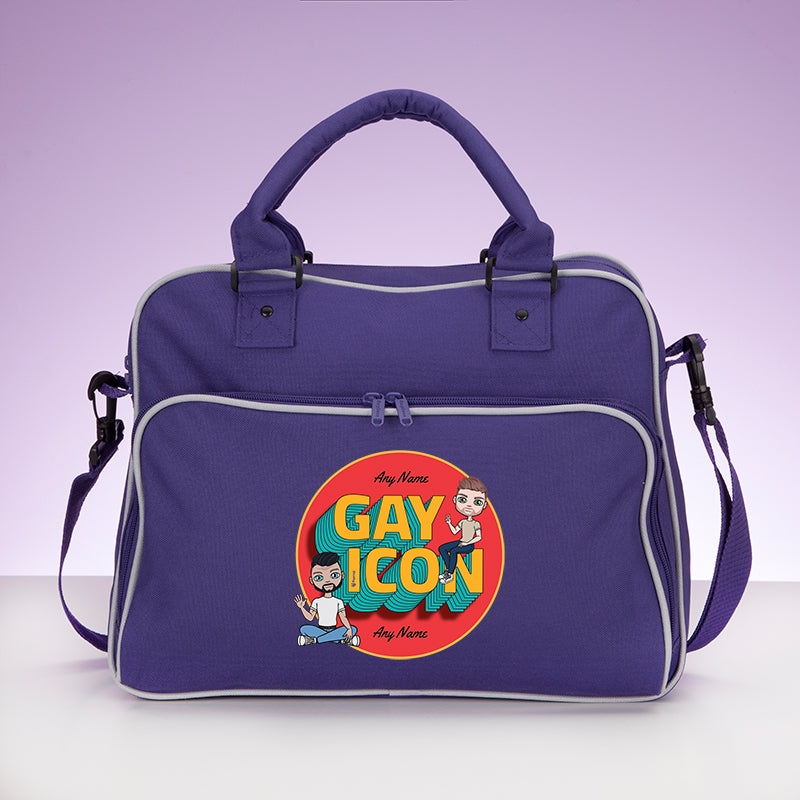 Multi Character Couples Gay Icon Travel Bag - Image 1
