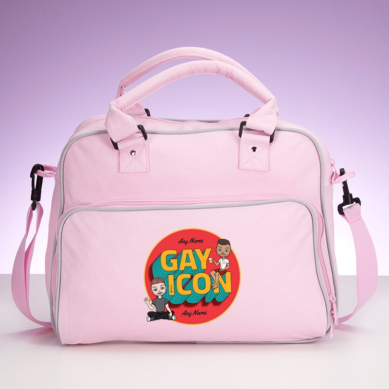 Multi Character Couples Gay Icon Travel Bag - Image 6