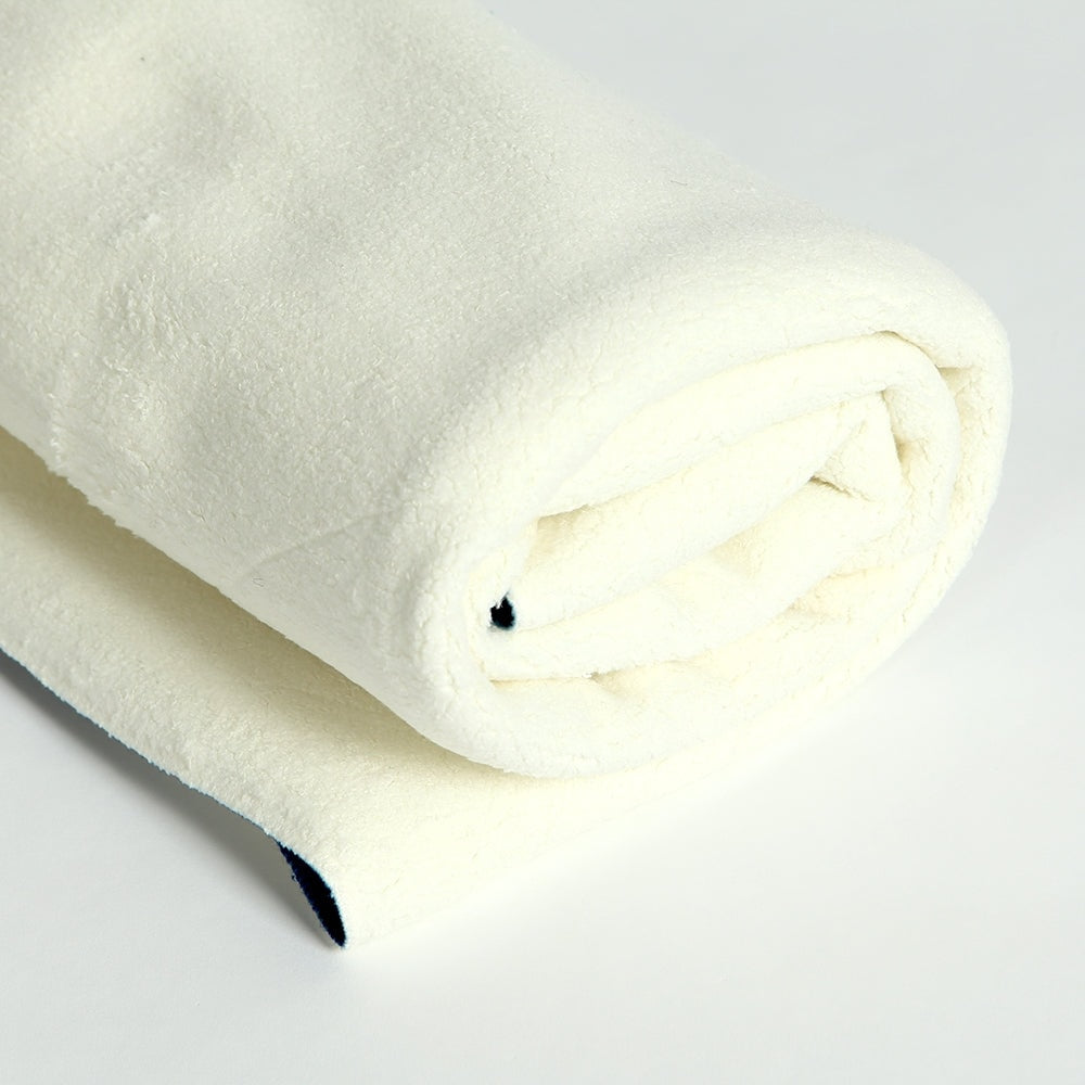 MrCB Lux Collection White Marble Fleece Blanket
