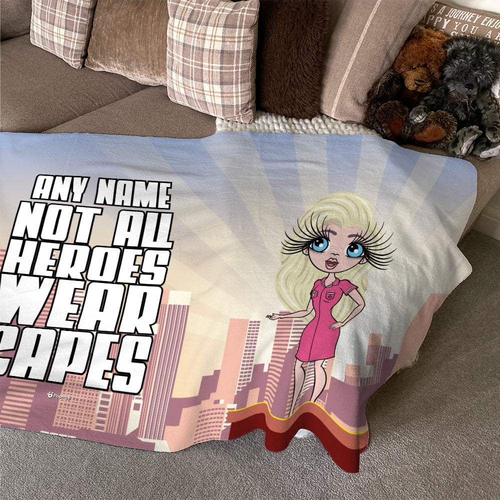 ClaireaBella Not All Heroes Wear Capes Fleece Blanket