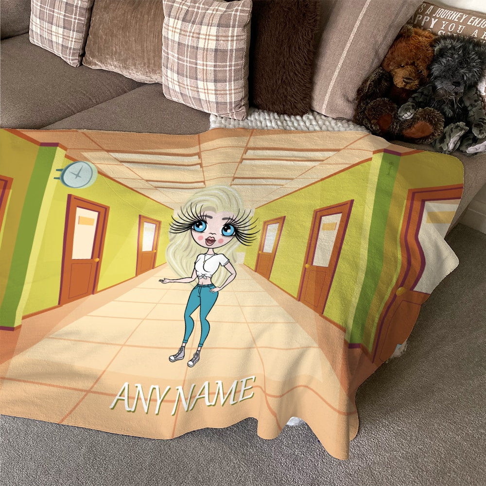 ClaireaBella School Time Fleece Blanket