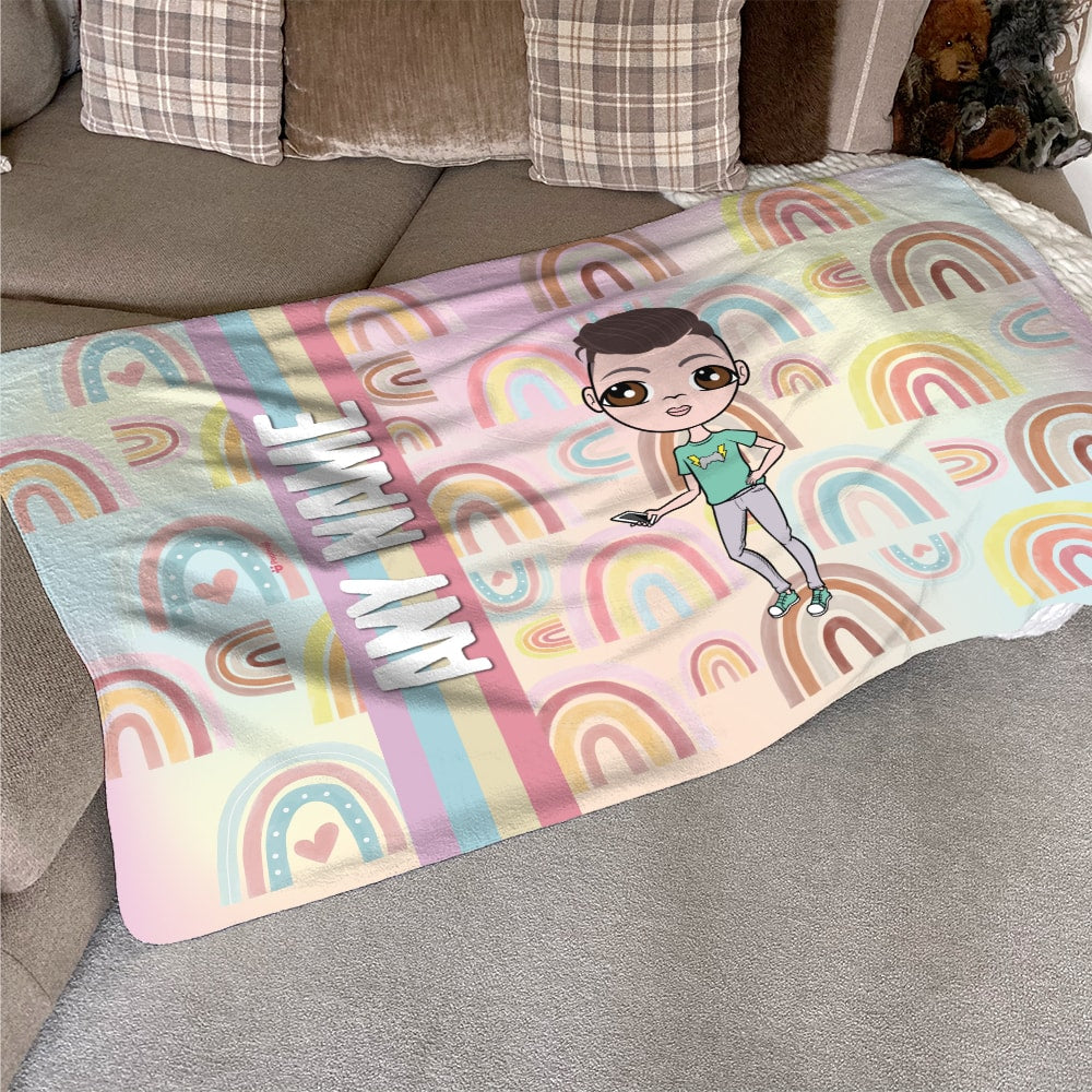 Jnr Boys Rainbows Fleece Blanket
