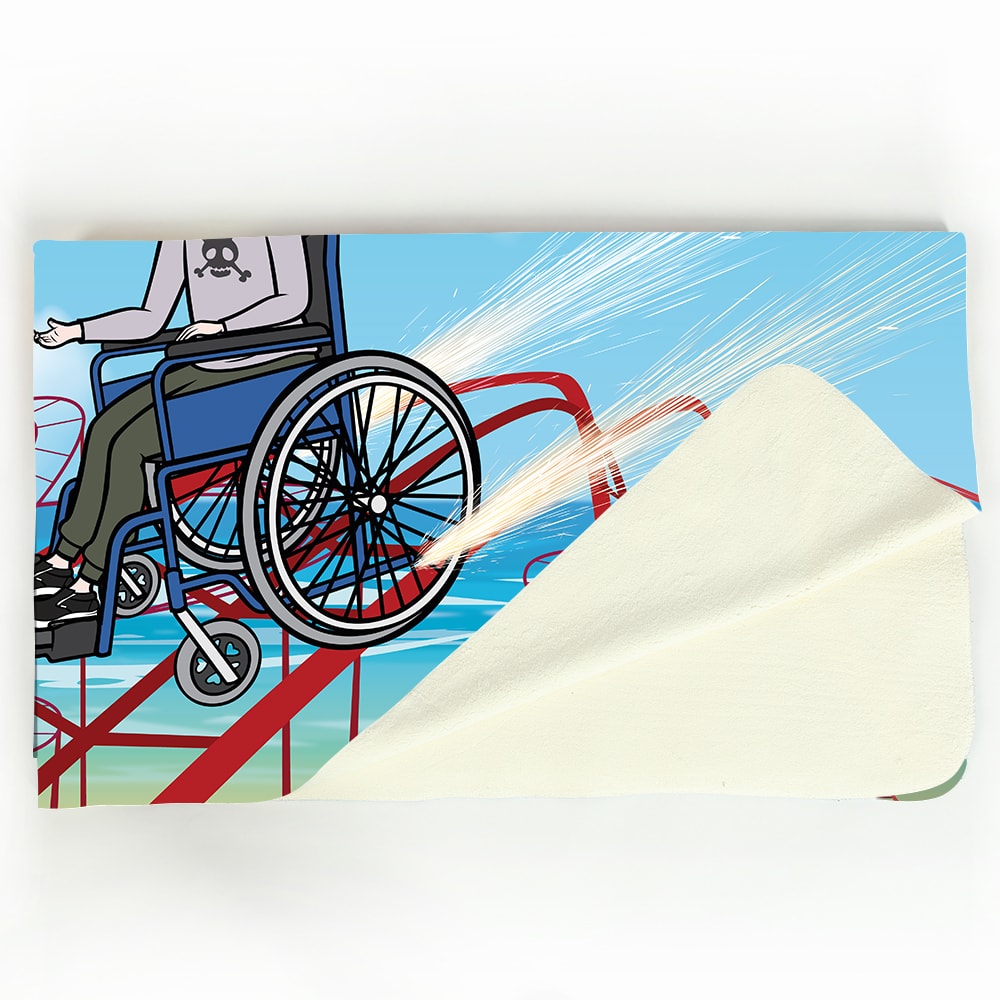 Jnr Boys Thrill Seeker Wheelchair Fleece Blanket