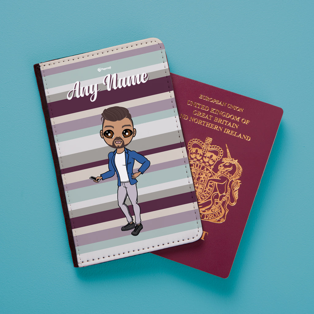 MrCB Coloured Stripe Passport Cover