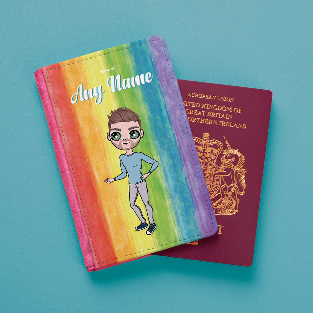 MrCB Rainbow Passport Cover