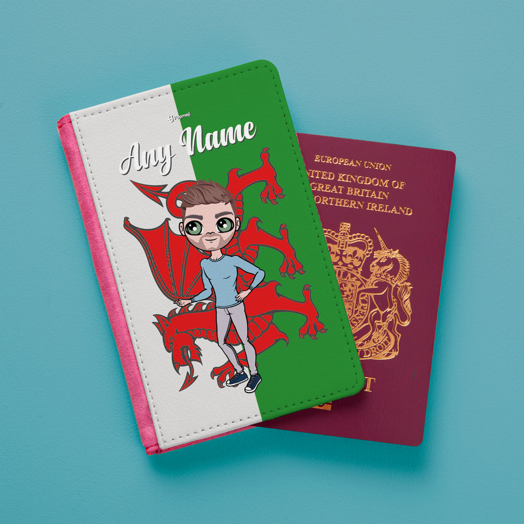 MrCB Welsh Flag Passport Cover