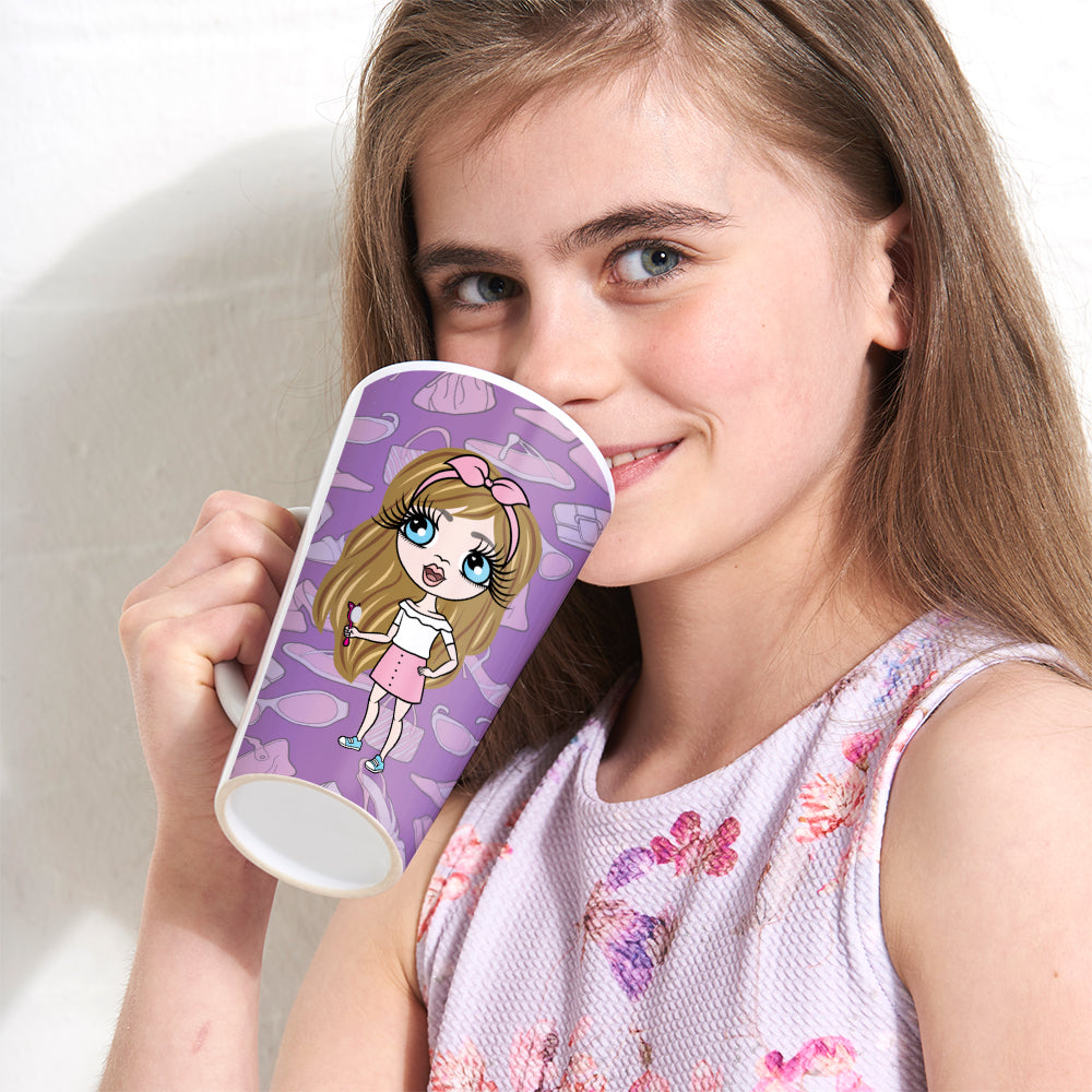 ClaireaBella Girls Fashionista Latte Mug