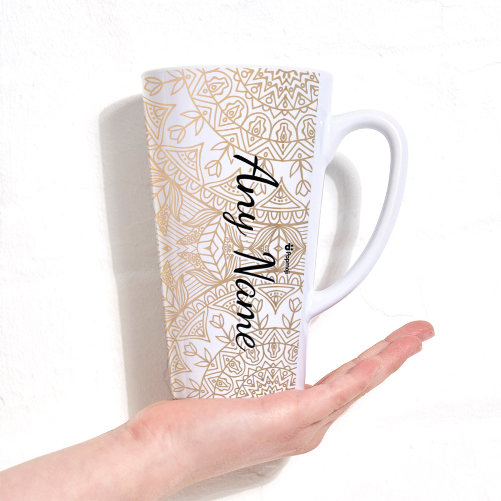 ClaireaBella Golden Lace Latte Mug
