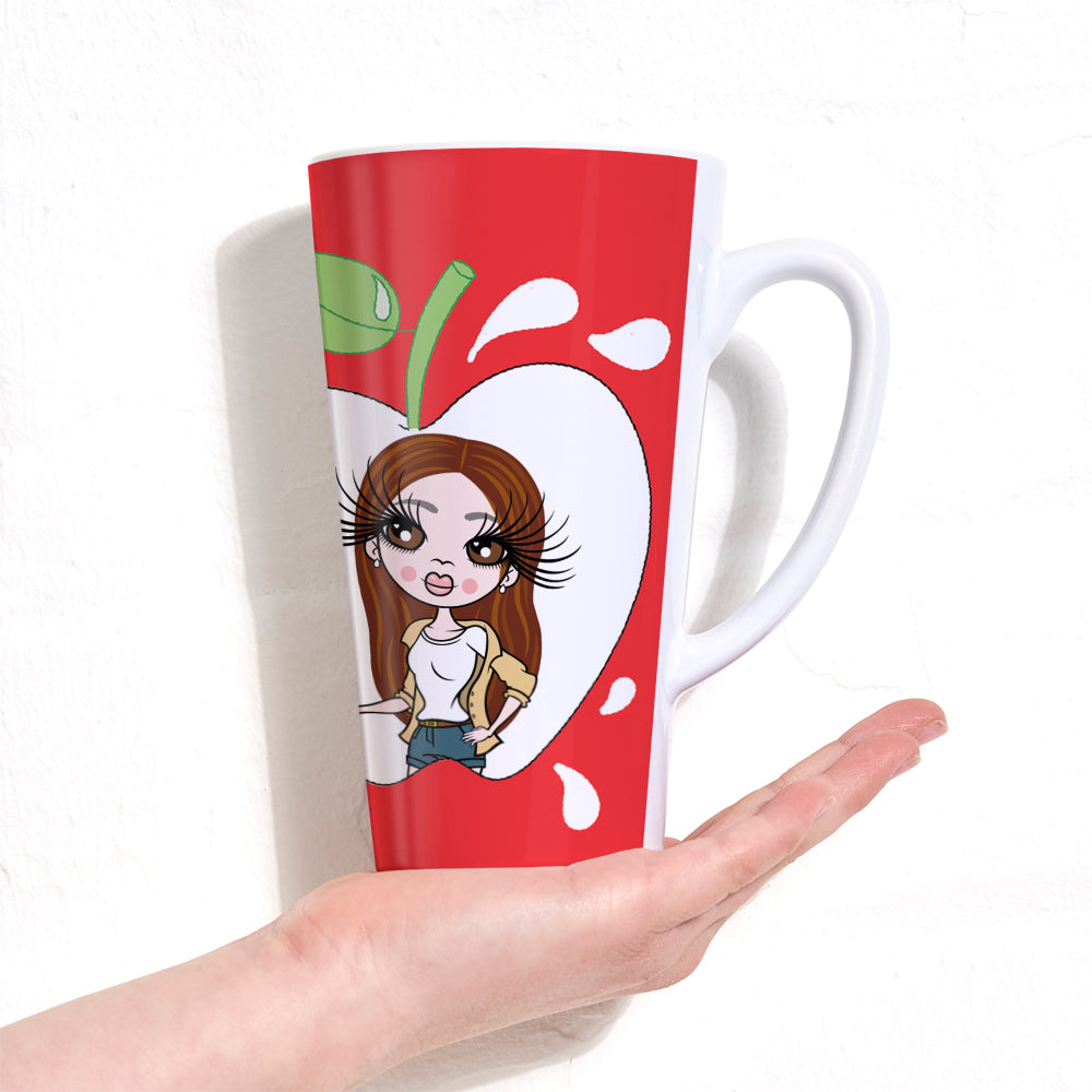 ClaireaBella Latte Mug - Teacher's Apple