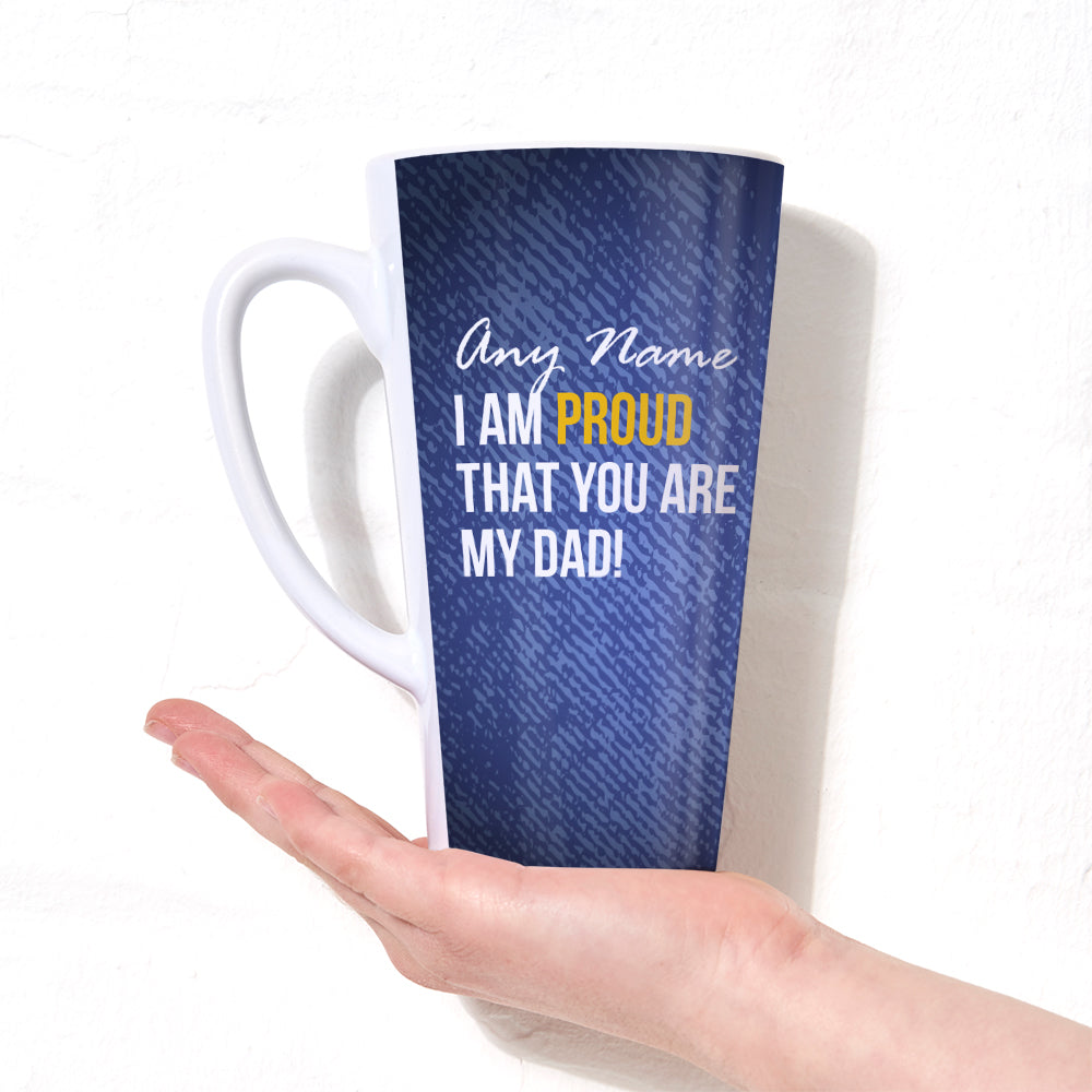 MrCB Proud Dad Latte Mug