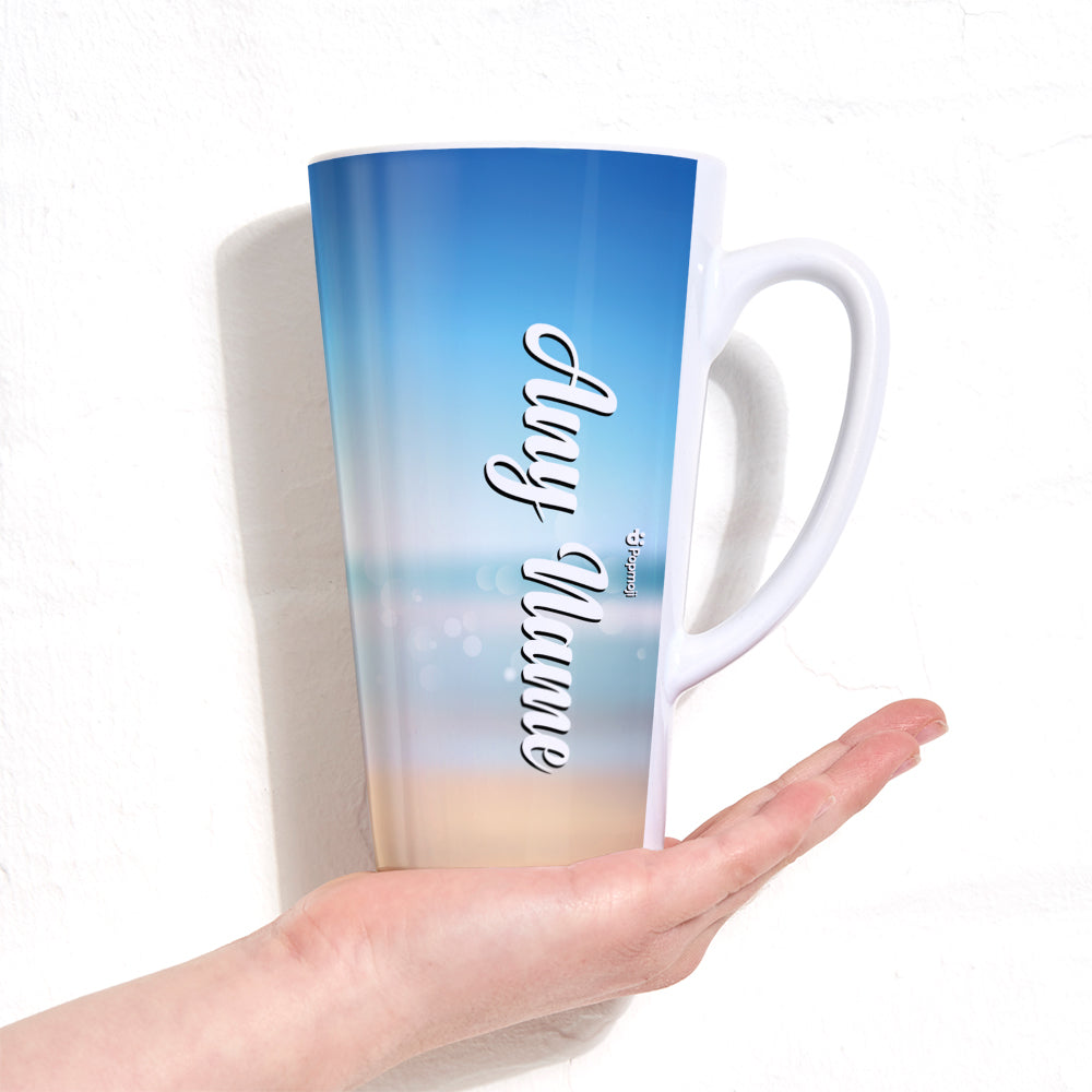MrCB Beach Colours Latte Mug