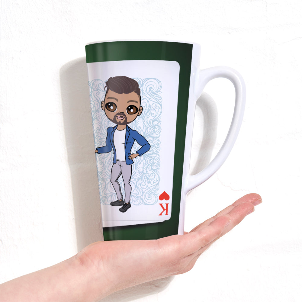 MrCB King Of Hearts Latte Mug