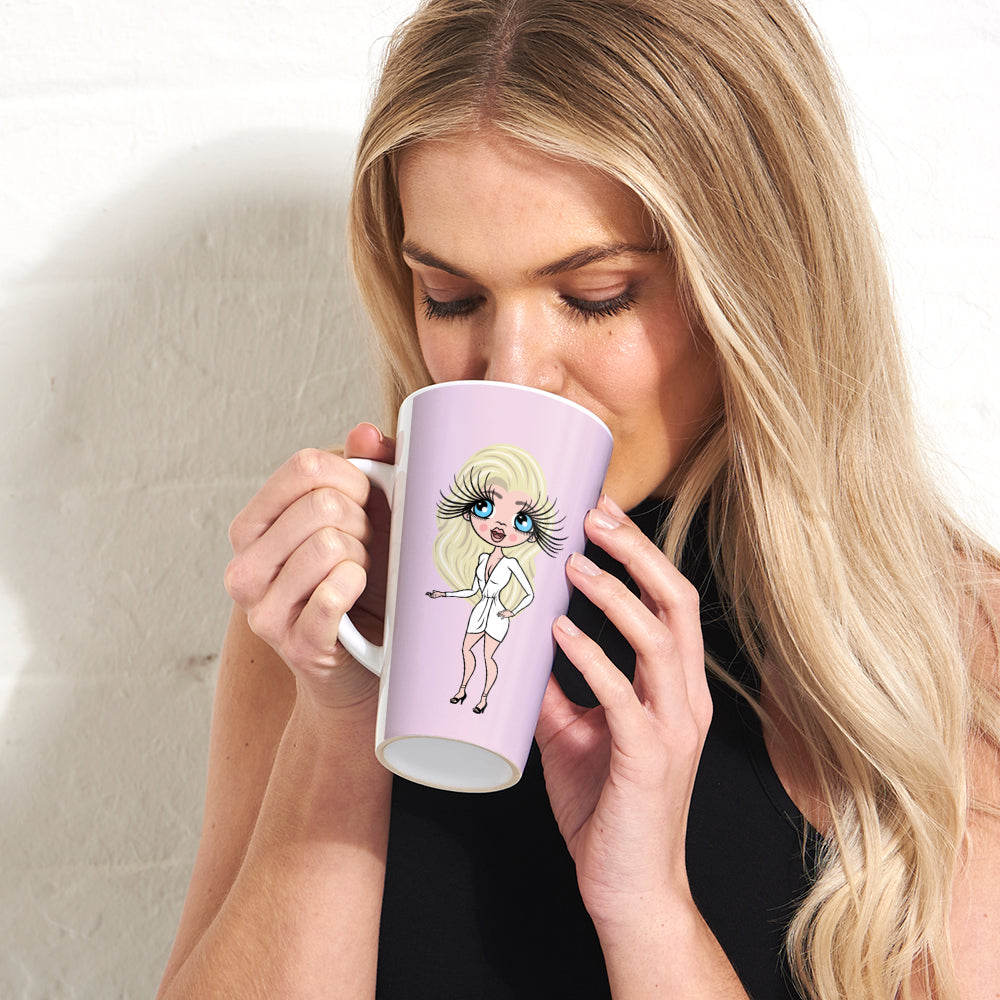 ClaireaBella Candy Pink Latte Mug