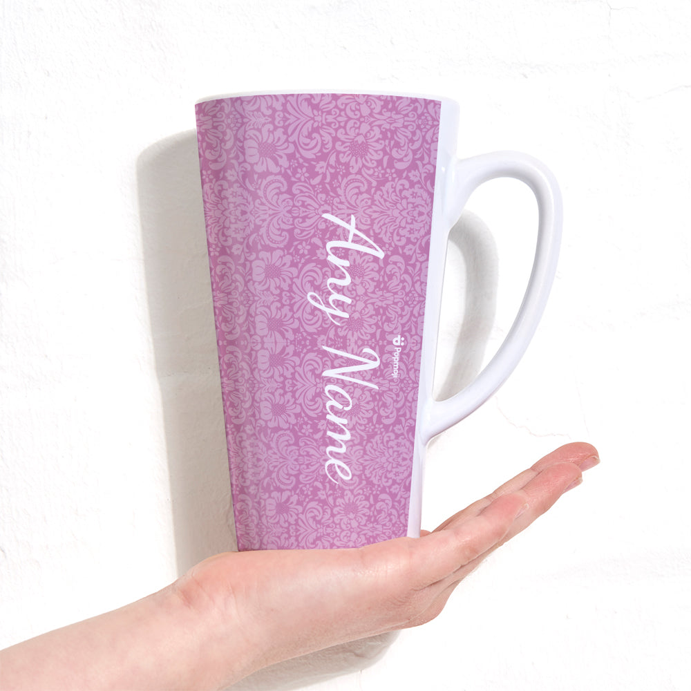 ClaireaBella Lilac Floral Latte Mug