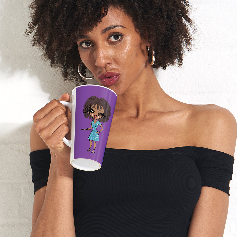 ClaireaBella Purple Latte Mug