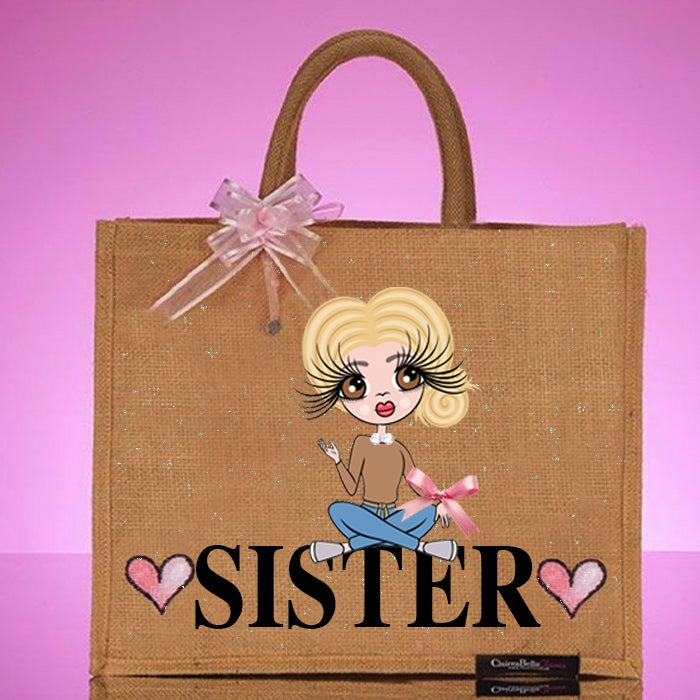 ClaireaBella Sister Relaxed Large Jute Bag - Image 1