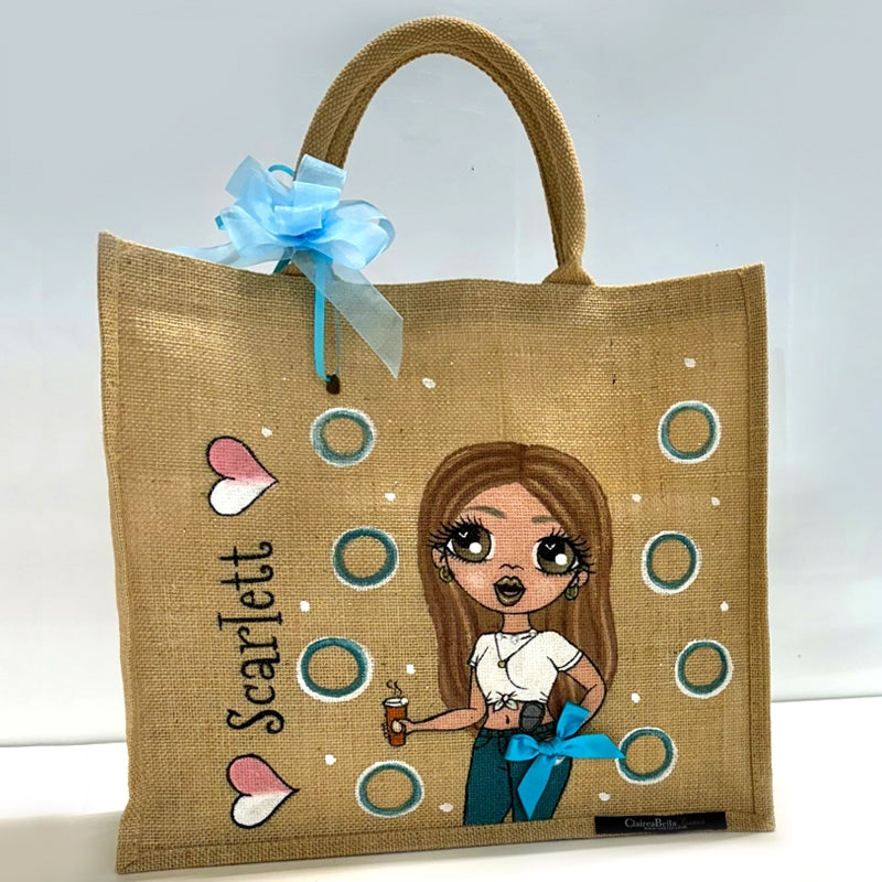 ClaireaBella Stoma Large Jute Bag - Image 1