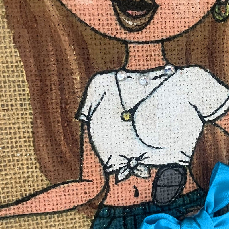 ClaireaBella Stoma Large Jute Bag - Image 3