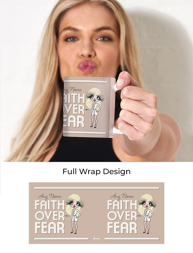 ClaireaBella Personalised Faith Over Fear Mug - Image 2