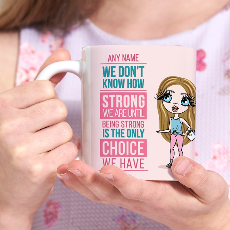 ClaireaBella Girls Personalised How Strong Mug - Image 1
