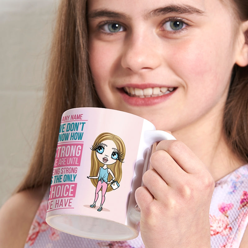 ClaireaBella Girls Personalised How Strong Mug - Image 3