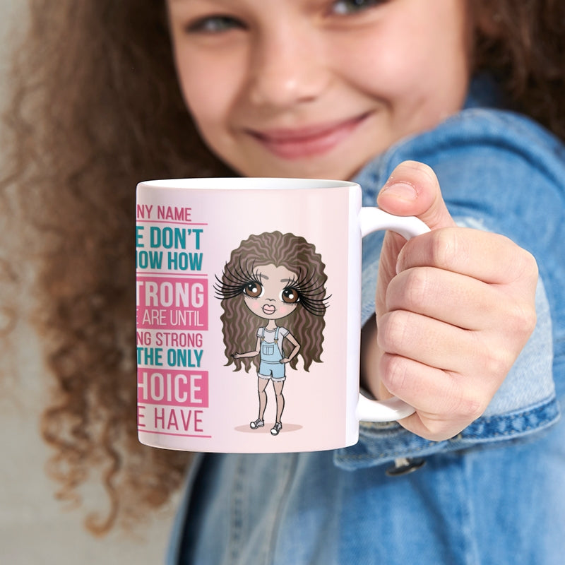 ClaireaBella Girls Personalised How Strong Mug - Image 4