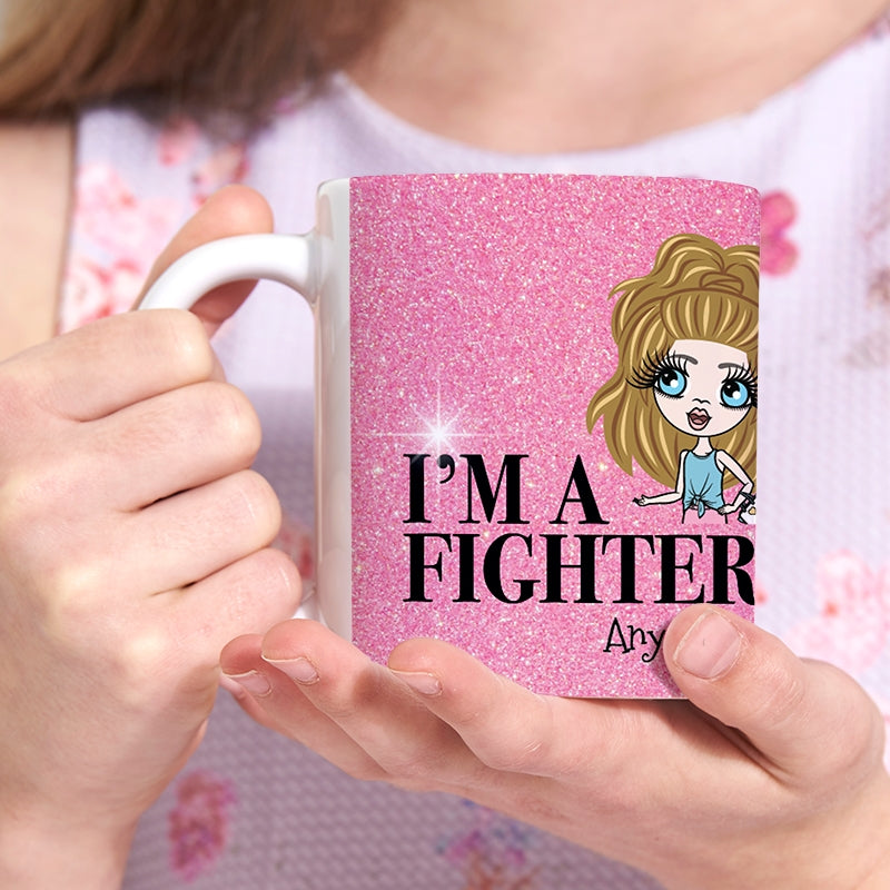 ClaireaBella Girls Personalised I'm A Fighter Mug - Image 5