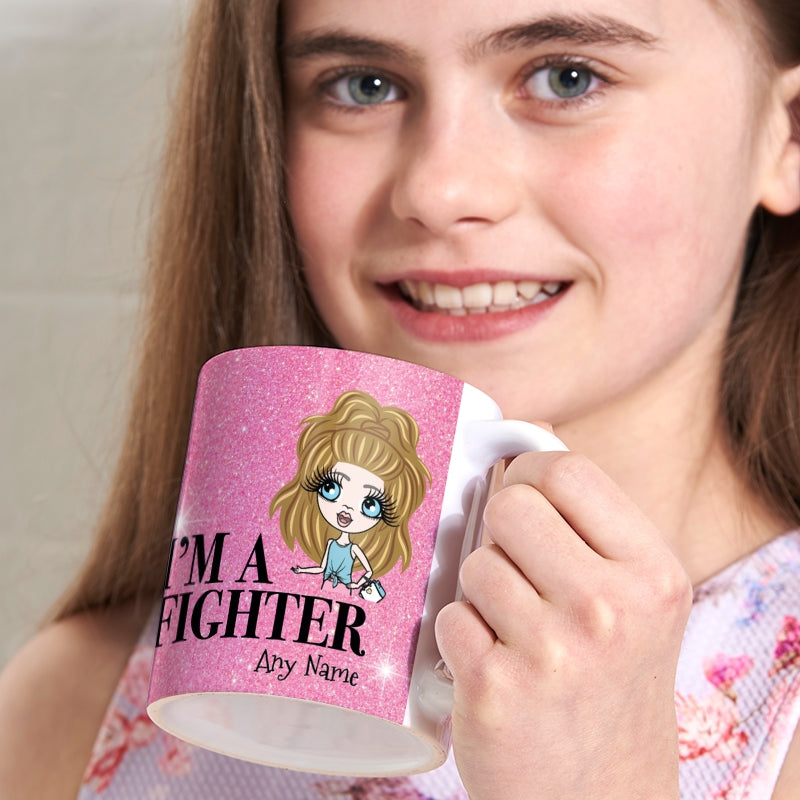 ClaireaBella Girls Personalised I'm A Fighter Mug - Image 3