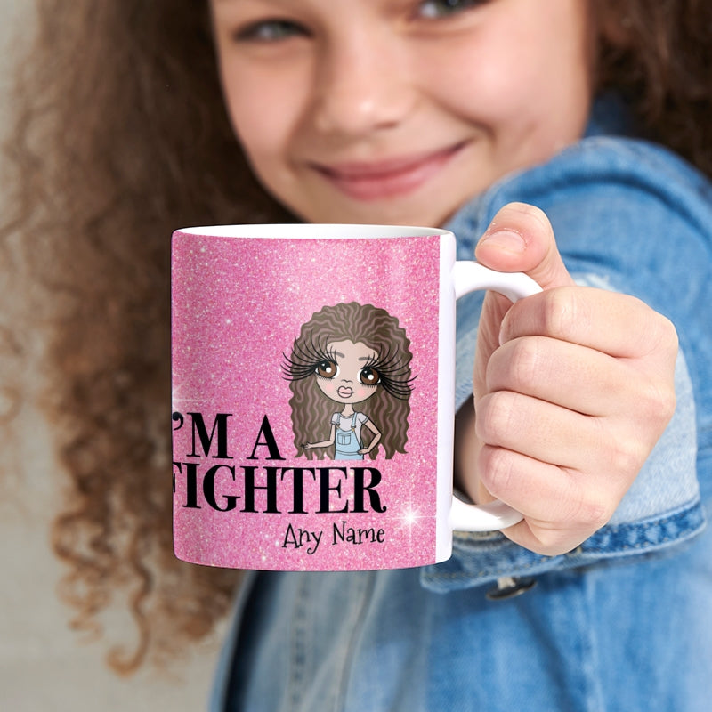 ClaireaBella Girls Personalised I'm A Fighter Mug - Image 4