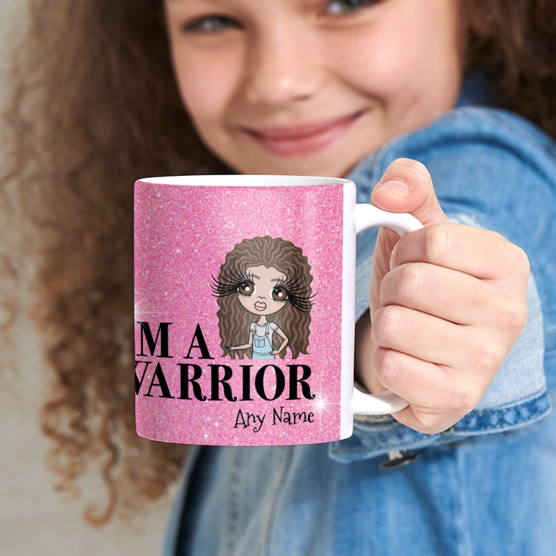 ClaireaBella Girls Personalised I'm A Warrior Mug - Image 4