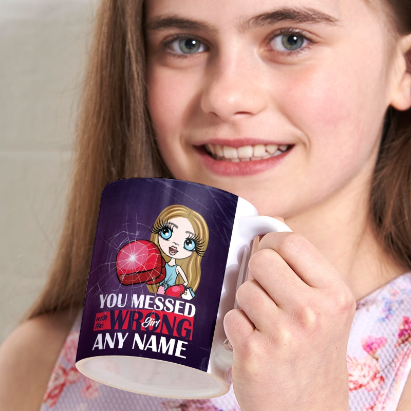 ClaireaBella Girls Personalised Wrong Girl Mug - Image 4