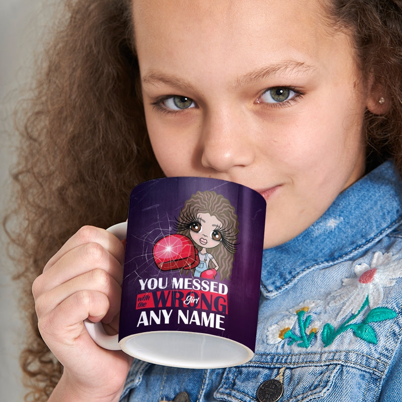 ClaireaBella Girls Personalised Wrong Girl Mug - Image 5