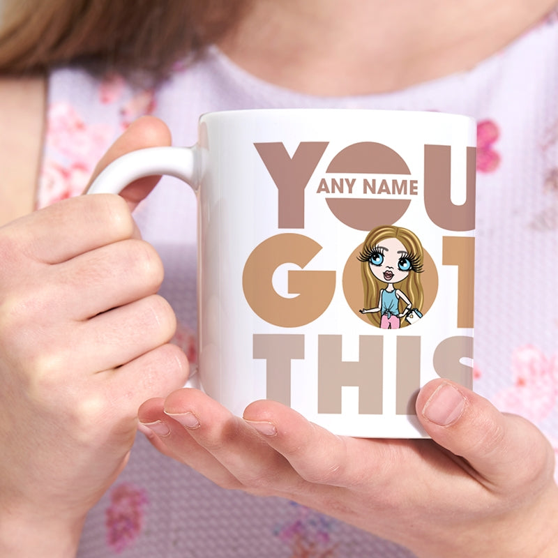 ClaireaBella Girls Personalised You Got This Mug - Image 1