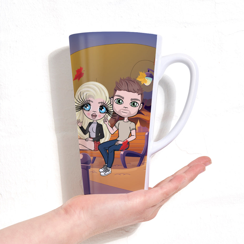 Multi Character Couples All You Need Is Love Latte Mug - Image 2